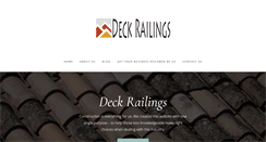 Desktop Screenshot of deck-porch-railings.com